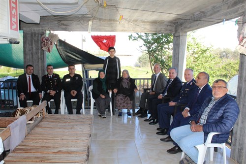 18 Mart Çanakkale Zaferi ve Şehitleri Anma Günü Kapsamında Şehit Aileleri Ziyaret Edildi