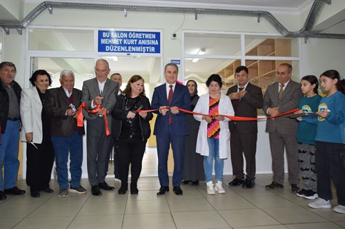 Ortaköy Hidayet Sinanoğlu İlk ve Ortaokulu’nda Kütüphane ve Konferans Salonu Açılışı 